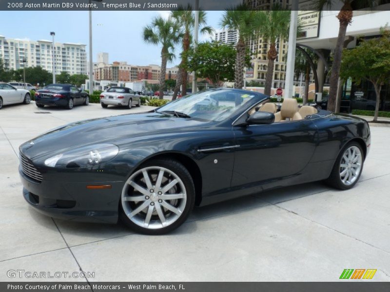 Front 3/4 View of 2008 DB9 Volante