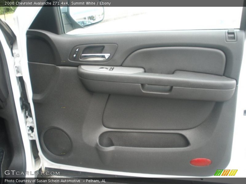 Summit White / Ebony 2008 Chevrolet Avalanche Z71 4x4