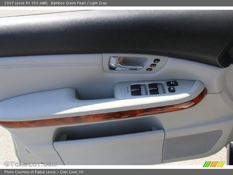 Bamboo Green Pearl / Light Gray 2007 Lexus RX 350 AWD