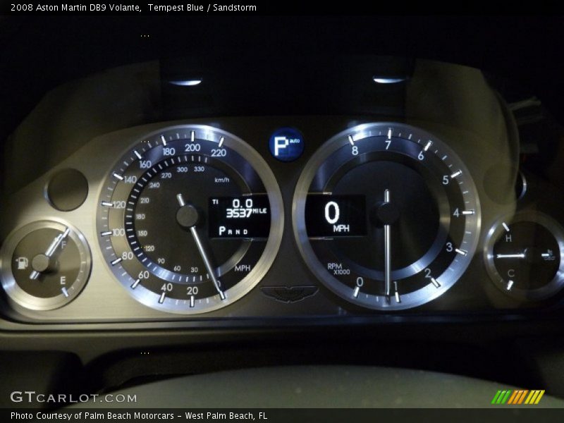  2008 DB9 Volante Volante Gauges