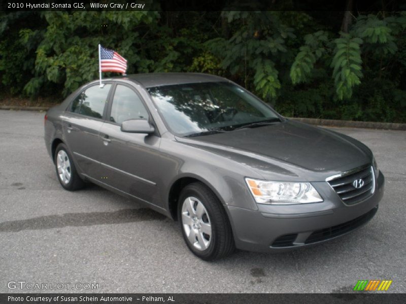 Willow Gray / Gray 2010 Hyundai Sonata GLS
