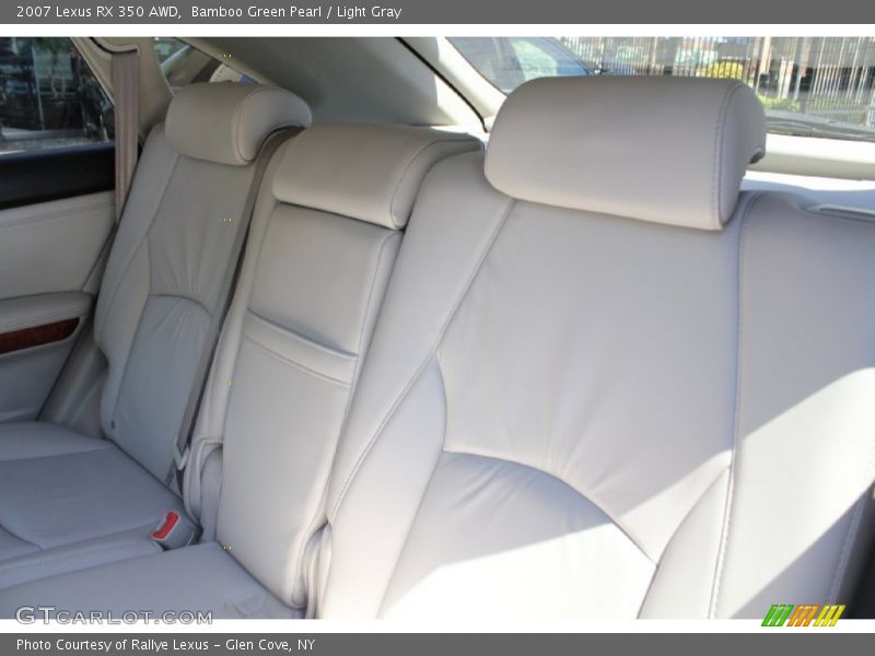Bamboo Green Pearl / Light Gray 2007 Lexus RX 350 AWD