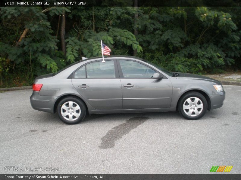 Willow Gray / Gray 2010 Hyundai Sonata GLS