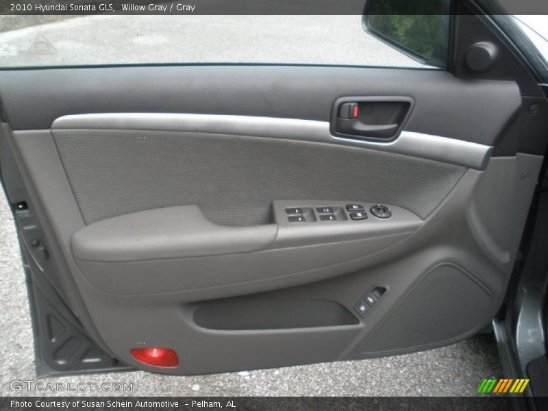 Willow Gray / Gray 2010 Hyundai Sonata GLS