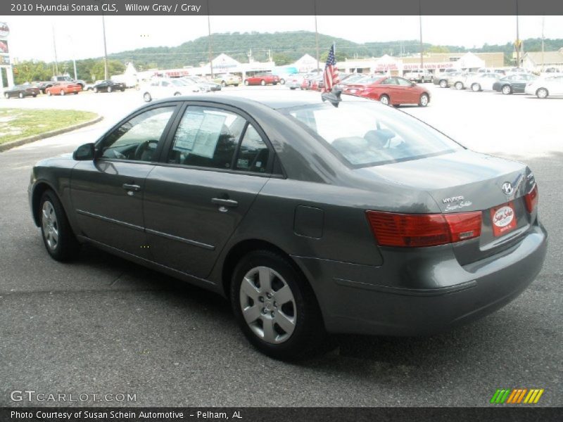 Willow Gray / Gray 2010 Hyundai Sonata GLS
