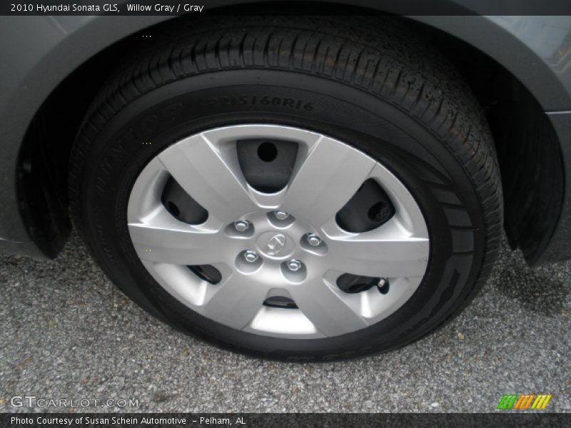 Willow Gray / Gray 2010 Hyundai Sonata GLS