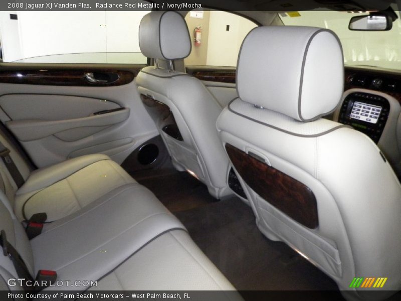Radiance Red Metallic / Ivory/Mocha 2008 Jaguar XJ Vanden Plas