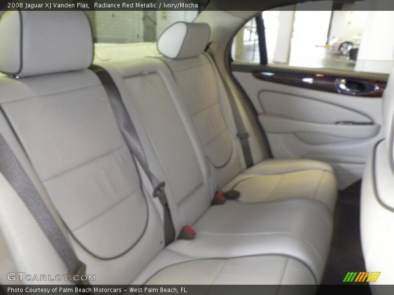 Radiance Red Metallic / Ivory/Mocha 2008 Jaguar XJ Vanden Plas