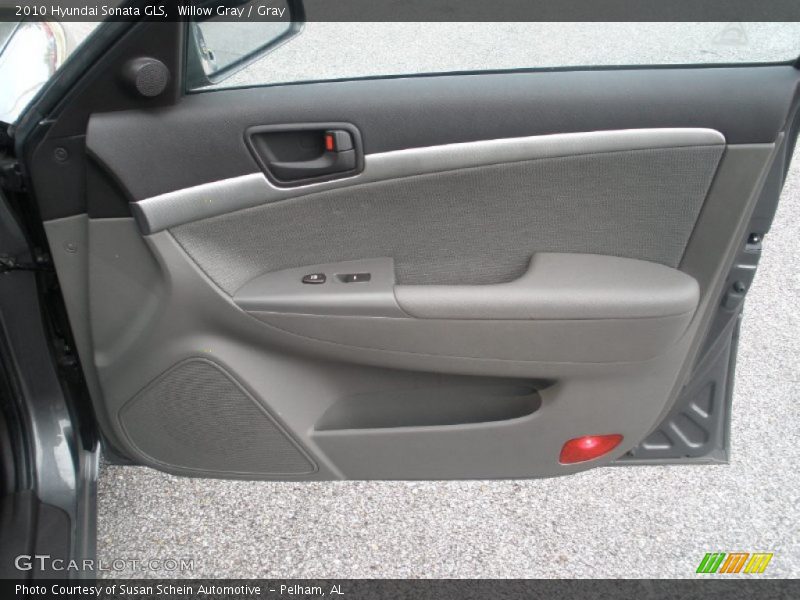 Willow Gray / Gray 2010 Hyundai Sonata GLS
