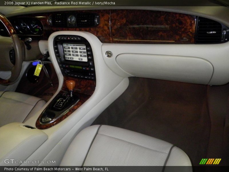 Radiance Red Metallic / Ivory/Mocha 2008 Jaguar XJ Vanden Plas