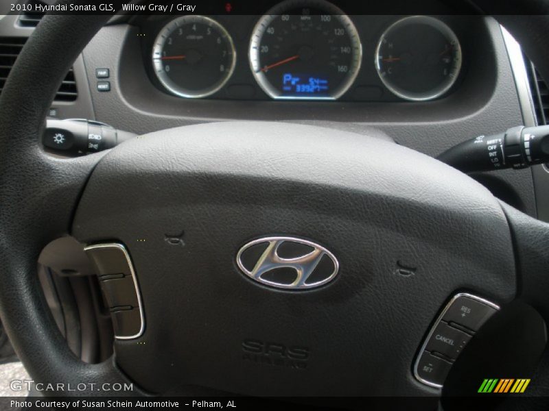 Willow Gray / Gray 2010 Hyundai Sonata GLS