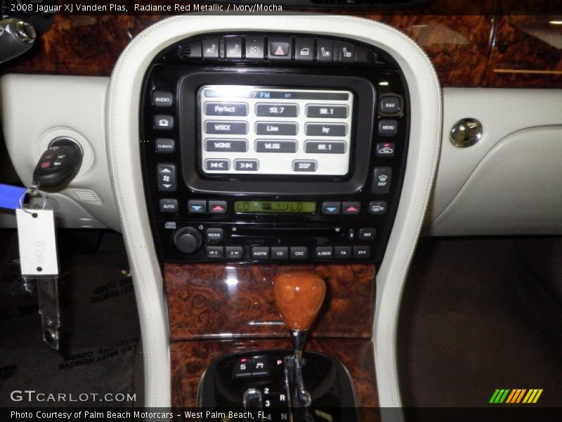 Radiance Red Metallic / Ivory/Mocha 2008 Jaguar XJ Vanden Plas