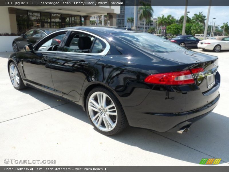 Ebony Black / Warm Charcoal 2010 Jaguar XF XF Supercharged Sedan