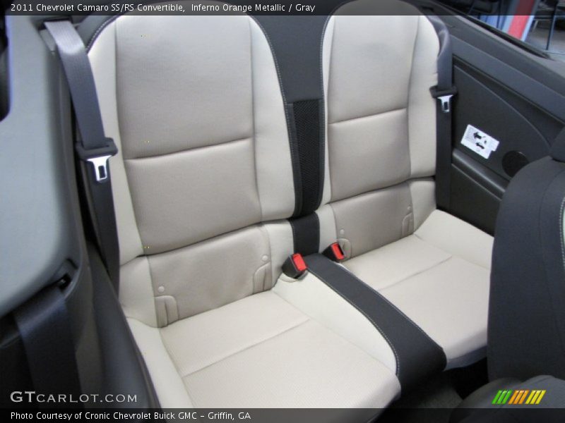  2011 Camaro SS/RS Convertible Gray Interior