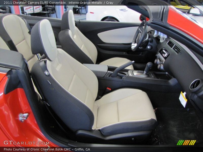 2011 Camaro SS/RS Convertible Gray Interior