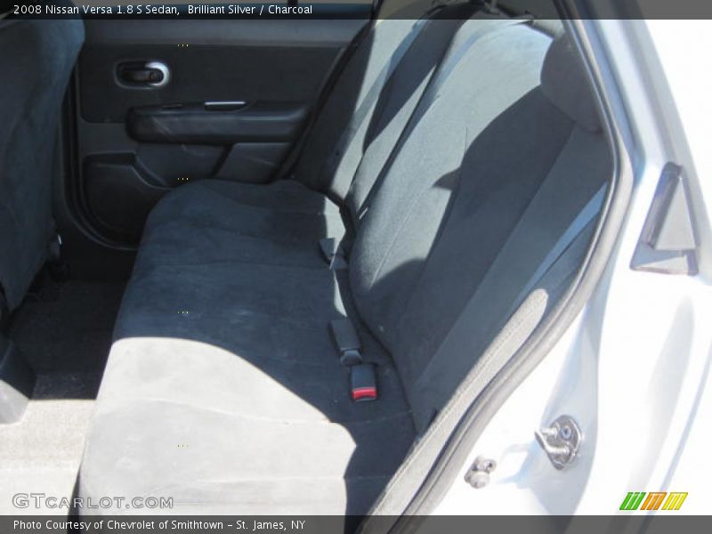 Brilliant Silver / Charcoal 2008 Nissan Versa 1.8 S Sedan