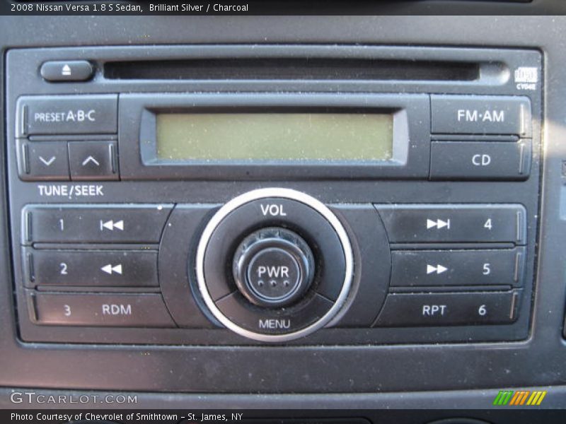 Brilliant Silver / Charcoal 2008 Nissan Versa 1.8 S Sedan