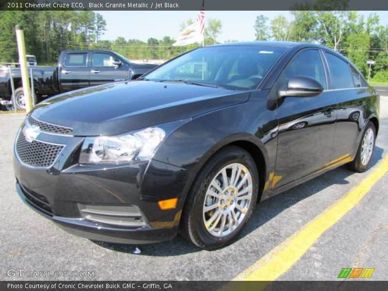 Black Granite Metallic / Jet Black 2011 Chevrolet Cruze ECO