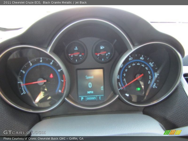 Black Granite Metallic / Jet Black 2011 Chevrolet Cruze ECO