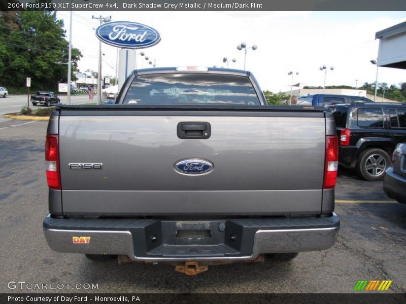 Dark Shadow Grey Metallic / Medium/Dark Flint 2004 Ford F150 XLT SuperCrew 4x4