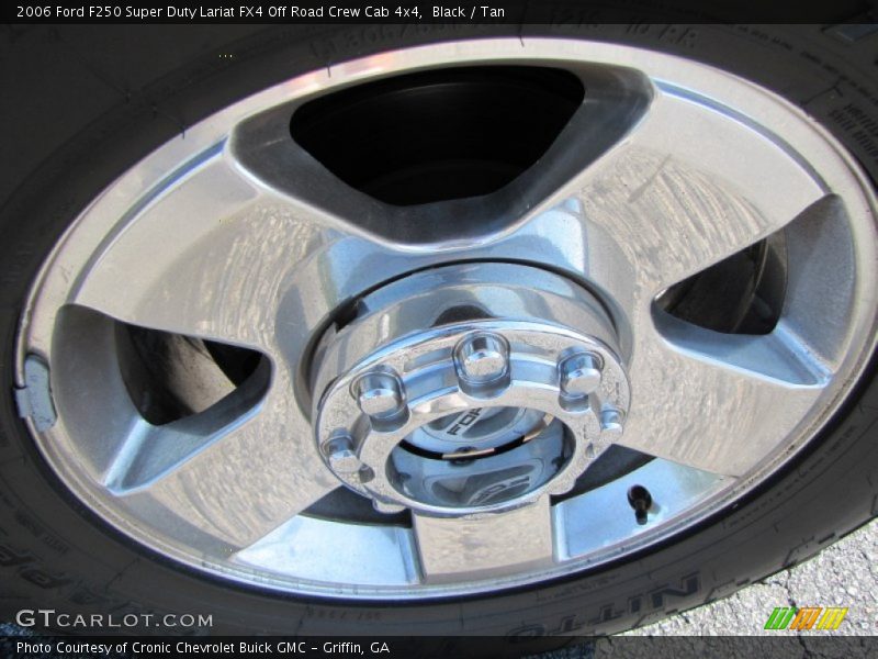 Black / Tan 2006 Ford F250 Super Duty Lariat FX4 Off Road Crew Cab 4x4