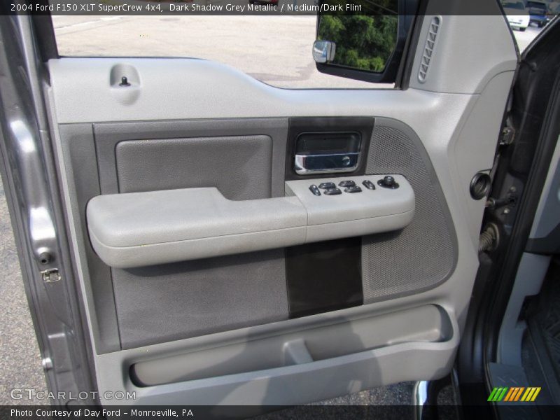 Dark Shadow Grey Metallic / Medium/Dark Flint 2004 Ford F150 XLT SuperCrew 4x4