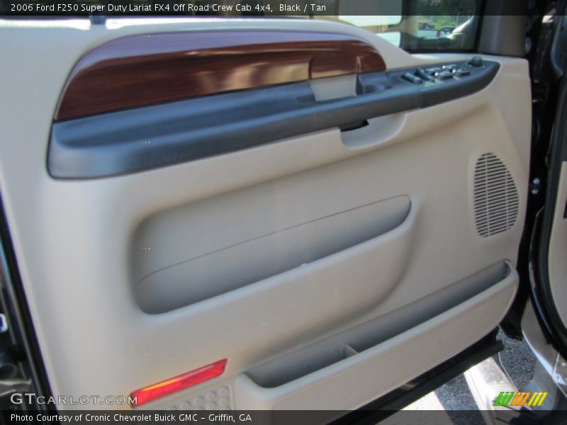 Black / Tan 2006 Ford F250 Super Duty Lariat FX4 Off Road Crew Cab 4x4