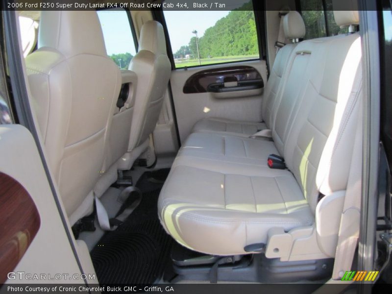 Black / Tan 2006 Ford F250 Super Duty Lariat FX4 Off Road Crew Cab 4x4