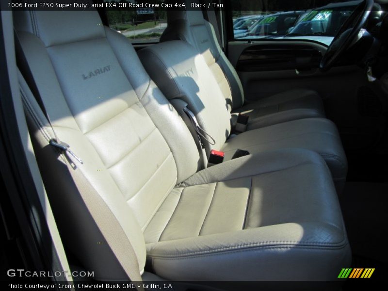 Black / Tan 2006 Ford F250 Super Duty Lariat FX4 Off Road Crew Cab 4x4