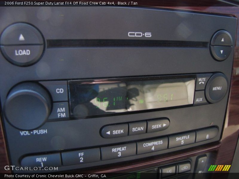 Black / Tan 2006 Ford F250 Super Duty Lariat FX4 Off Road Crew Cab 4x4