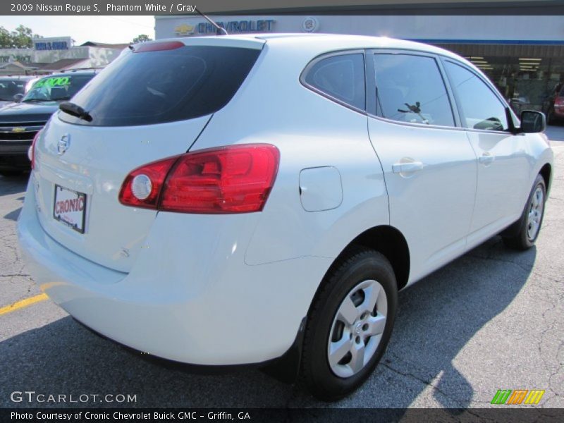 Phantom White / Gray 2009 Nissan Rogue S