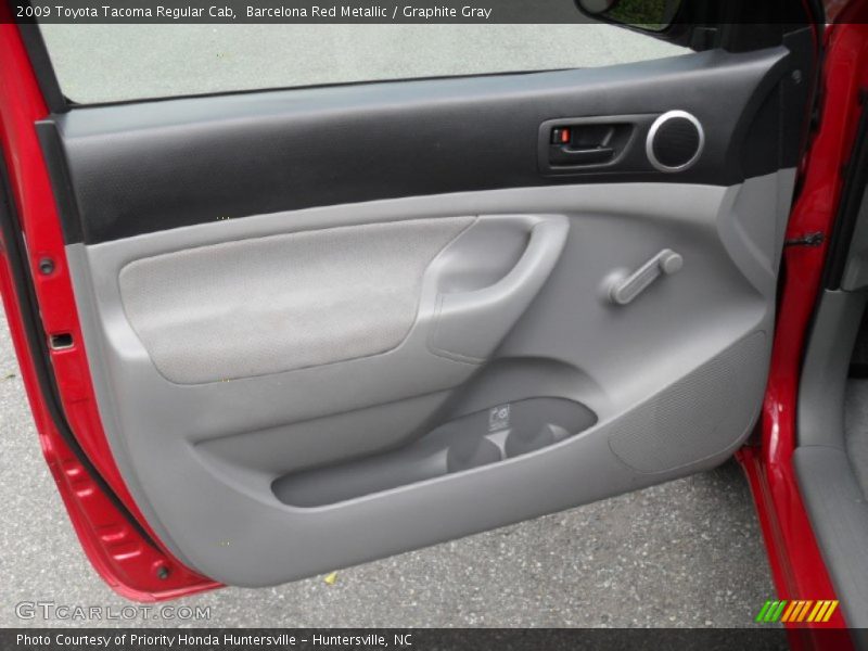 Barcelona Red Metallic / Graphite Gray 2009 Toyota Tacoma Regular Cab