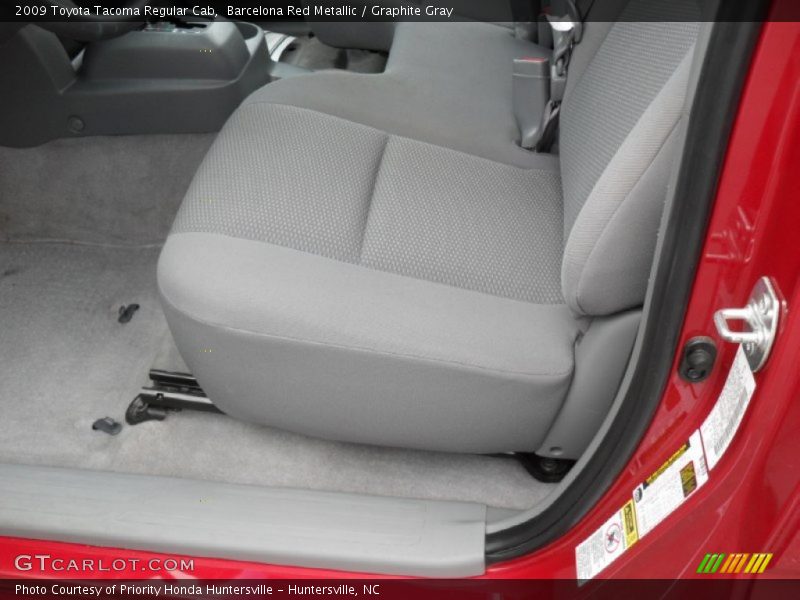 Barcelona Red Metallic / Graphite Gray 2009 Toyota Tacoma Regular Cab