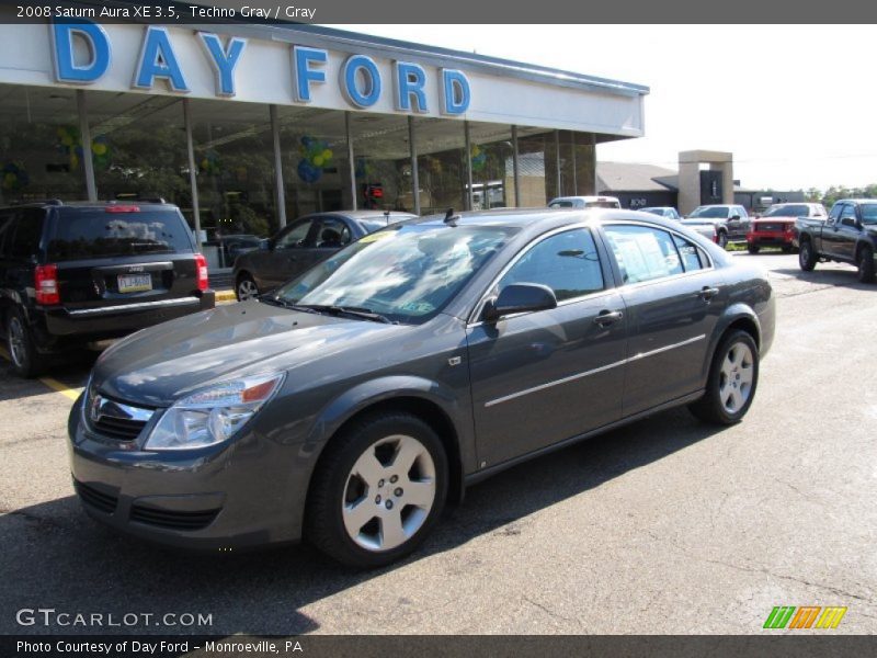 Techno Gray / Gray 2008 Saturn Aura XE 3.5