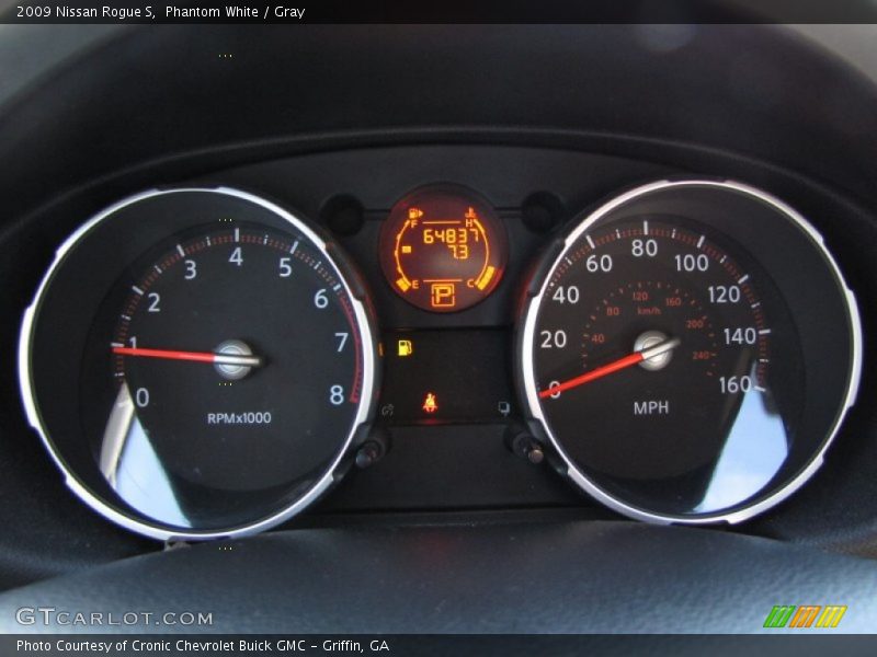 Phantom White / Gray 2009 Nissan Rogue S