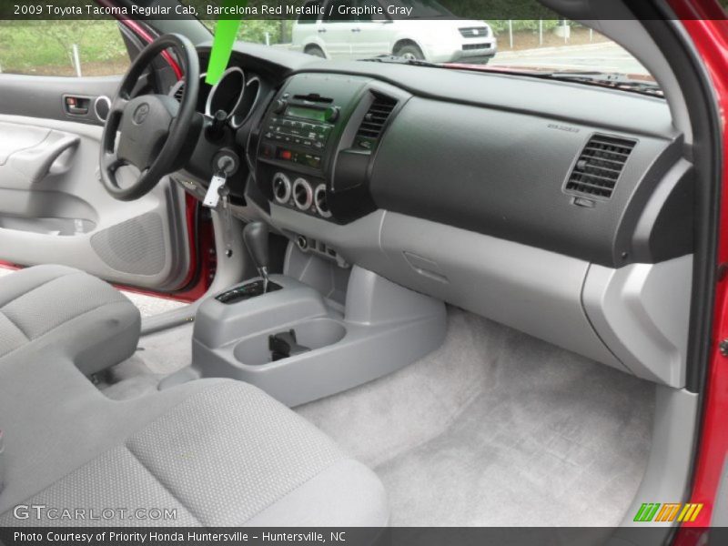 Barcelona Red Metallic / Graphite Gray 2009 Toyota Tacoma Regular Cab