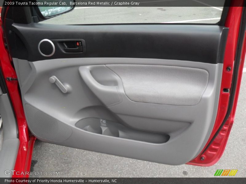 Barcelona Red Metallic / Graphite Gray 2009 Toyota Tacoma Regular Cab