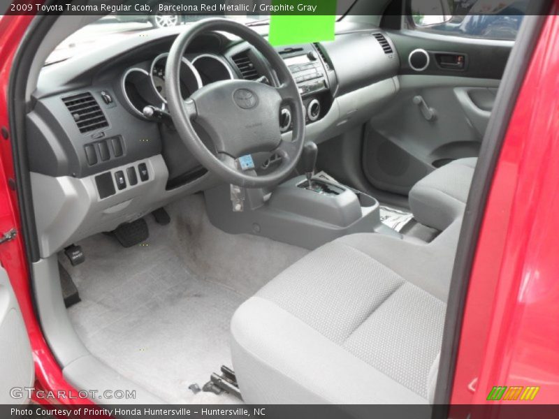 Barcelona Red Metallic / Graphite Gray 2009 Toyota Tacoma Regular Cab