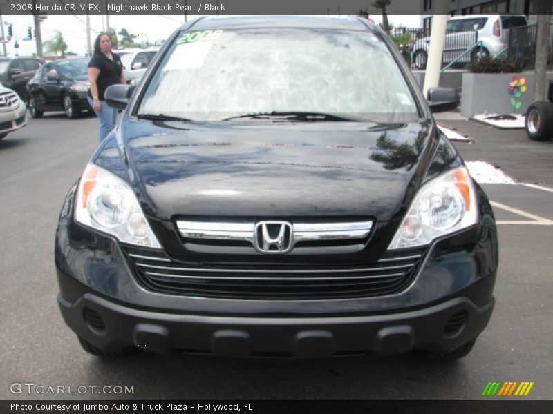 Nighthawk Black Pearl / Black 2008 Honda CR-V EX