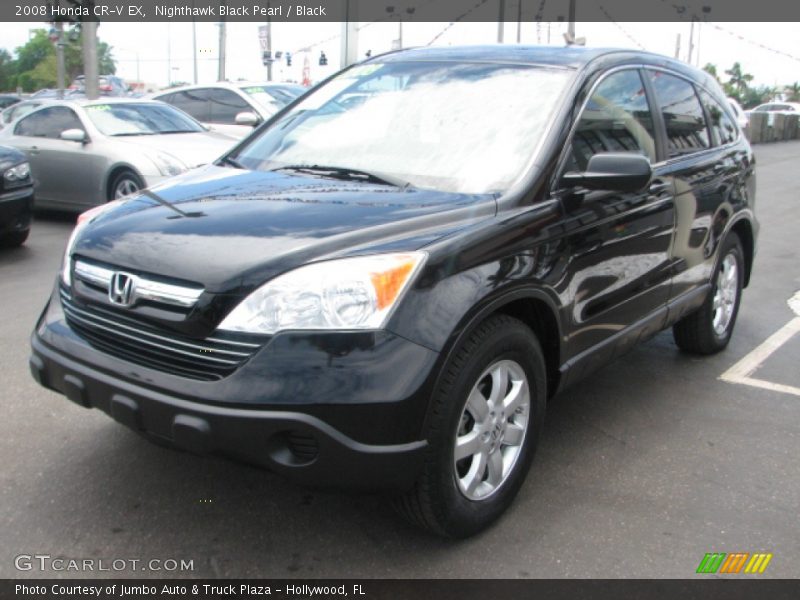 Nighthawk Black Pearl / Black 2008 Honda CR-V EX
