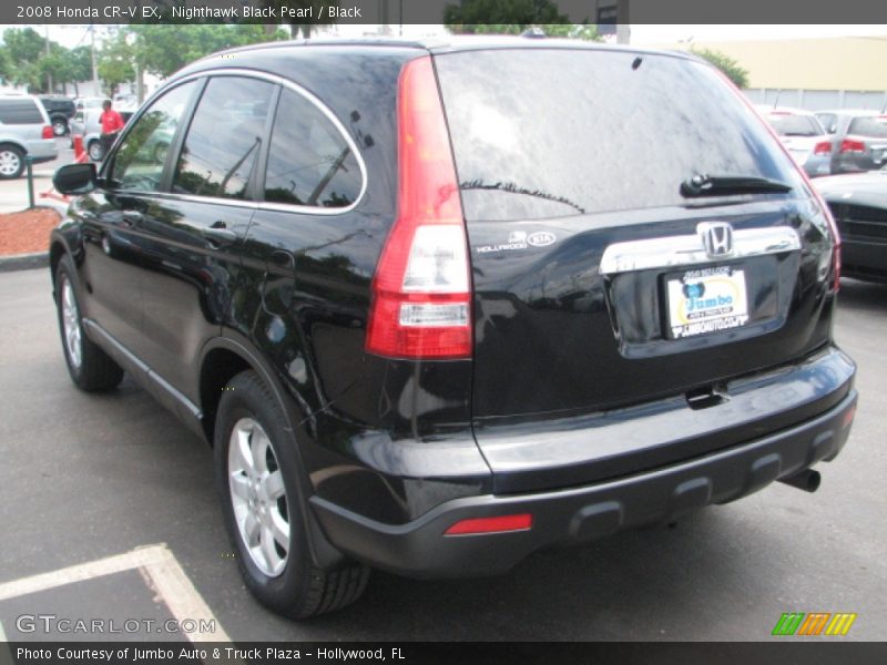 Nighthawk Black Pearl / Black 2008 Honda CR-V EX