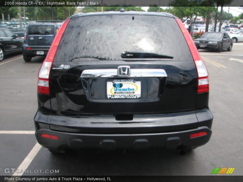 Nighthawk Black Pearl / Black 2008 Honda CR-V EX