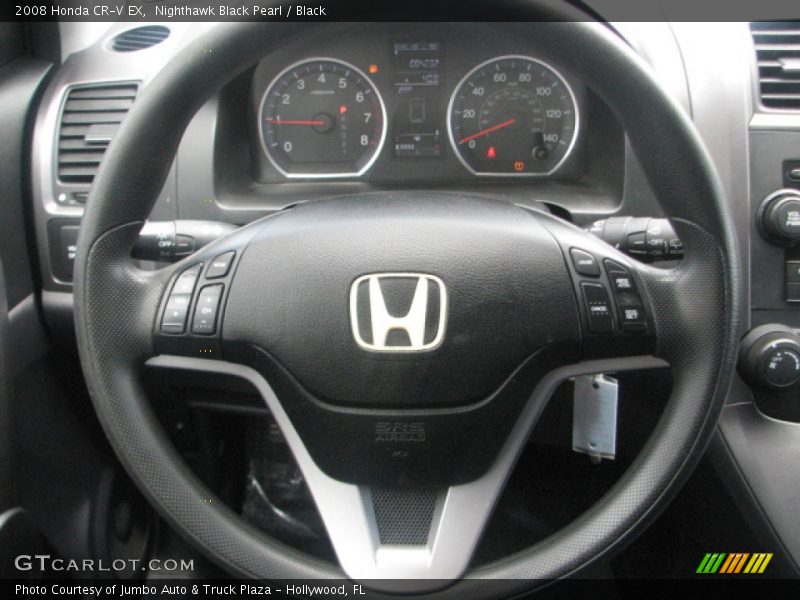 Nighthawk Black Pearl / Black 2008 Honda CR-V EX