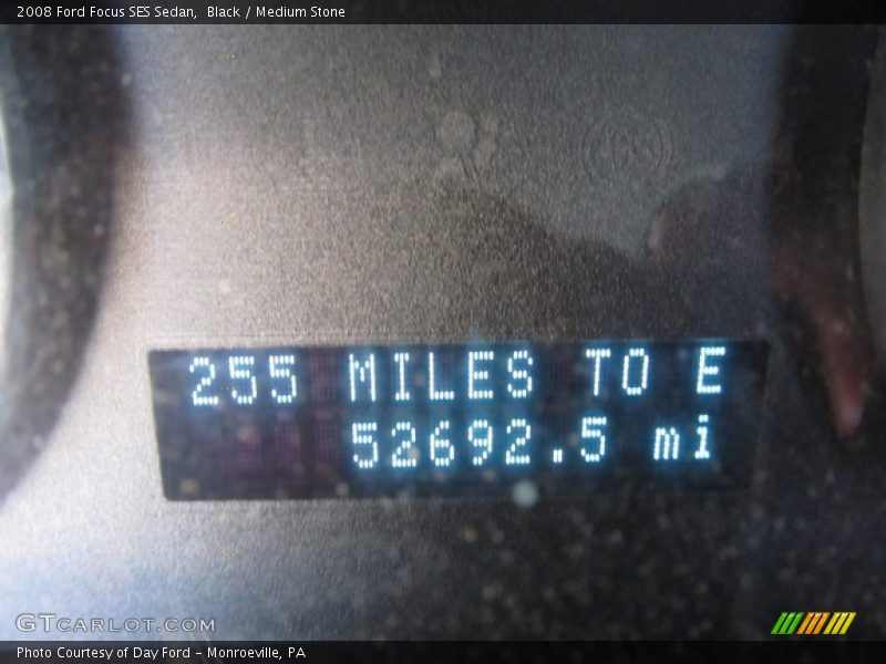 Black / Medium Stone 2008 Ford Focus SES Sedan