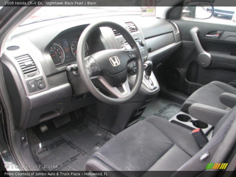 Nighthawk Black Pearl / Black 2008 Honda CR-V EX
