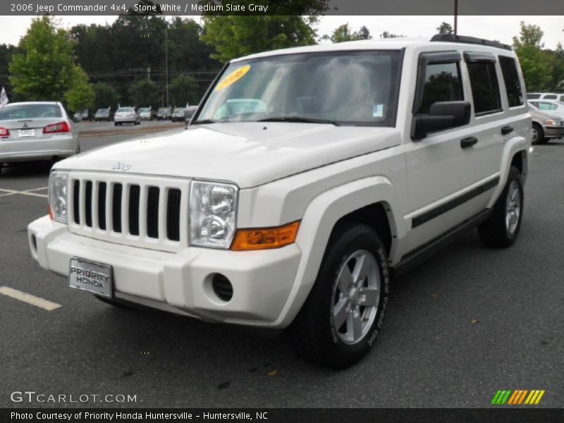 Stone White / Medium Slate Gray 2006 Jeep Commander 4x4