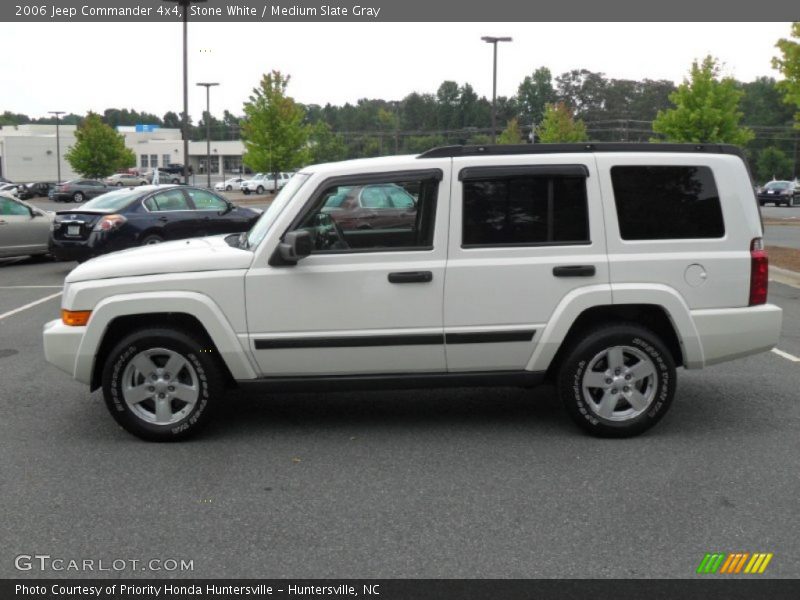 Stone White / Medium Slate Gray 2006 Jeep Commander 4x4