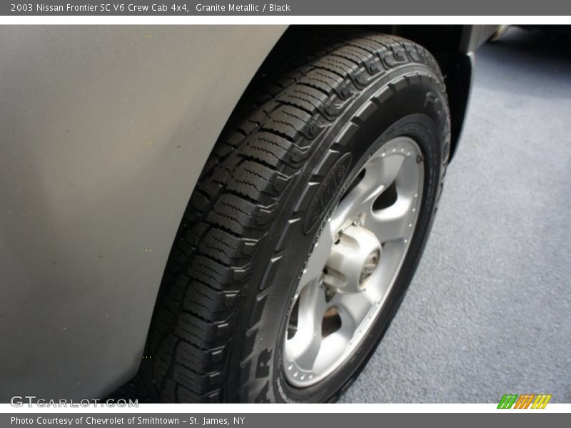 Granite Metallic / Black 2003 Nissan Frontier SC V6 Crew Cab 4x4