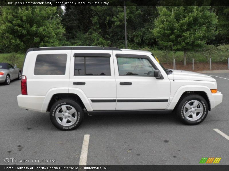 Stone White / Medium Slate Gray 2006 Jeep Commander 4x4