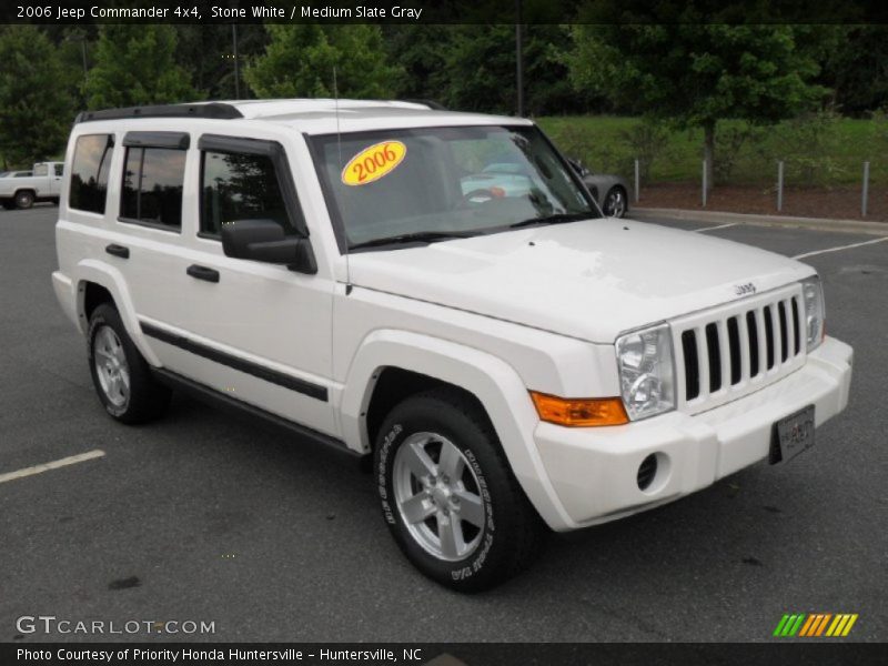 Stone White / Medium Slate Gray 2006 Jeep Commander 4x4